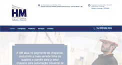 Desktop Screenshot of hmindustria.com.br